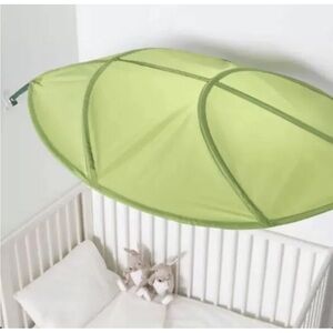 Ikea LÖVA Wall Mount Canopy Leaf Green 54x35" New